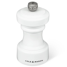 Hoxton 104mm White Wood Pepper Mill