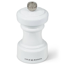 Hoxton 104mm White Gloss Salt Mill