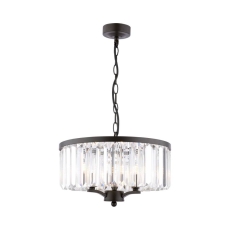 Laura Ashley Elkwood 3 Light Pendant Black