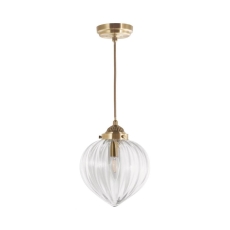 Laura Ashley Whitham Pendant Antique Brass