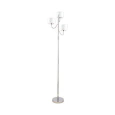 Laura Ashley Southwell 3 Light Floor Lamp Polished Nickel