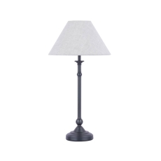 Laura Ashley Ludchurch Table Lamp Industrial Black with Shade