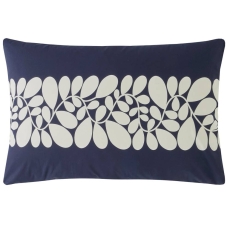 Orla Kiely Sycamore Stripe Standard Pillowcase Pair Space Blue