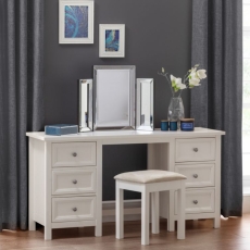 Marley Dressing Stool Surf White