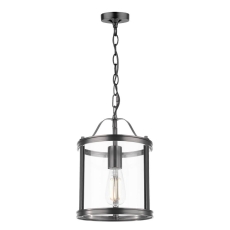 Laura Ashley 1 Light Pendant Matt Black