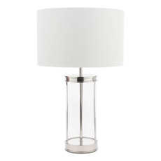 Laura Ashley Harrington Small Table Lamp Polished Nickel