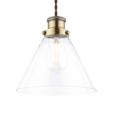 Laura Ashley Isaac Easy Fit Pendant Antique Brass