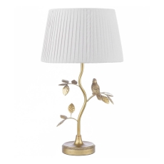 Laura Ashley Egelton Table Lamp Brass with Shade