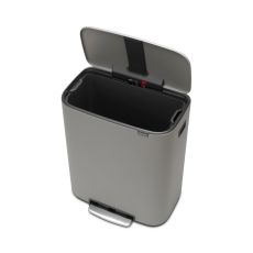 Brabantia BO Pedal Bin 60L Mineral Concrete Grey