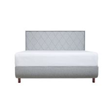 Tempu Arc Ottoman Bed Frame With Quilted Headboard