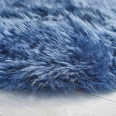 Sheepskin Navy Rug