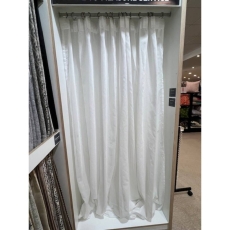 1 x Single White Voile Curtain 300 x 229cm (Bury St Edmunds)