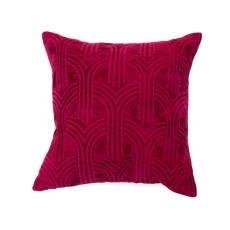 Lalique 45cm Cushion Fuschia