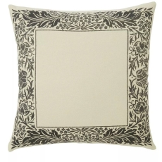 Morris Artichoke Cushion 45X45 Charcoal & Mustard