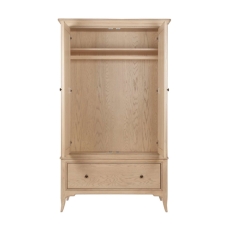 Toulon 2 Door 1 Drawer Wardrobe