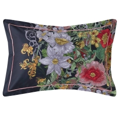 Timorous Beasties Berkeley Blooms Oxford Pillowcase Pair Midnight