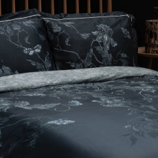 Timorous Beasties Tendril Spill Duvet Set Navy