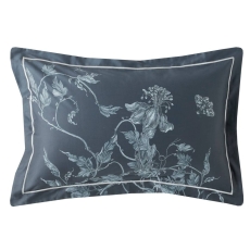 Timorous Beasties Tendril Spill Oxford Pillowcase Pair Navy