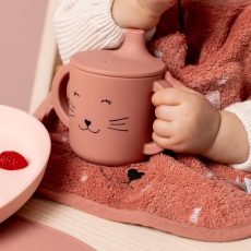 Mrs Cat Silicone Sippy Cup