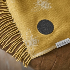 Deyongs Bee Throw 140 x 185cm Ochre