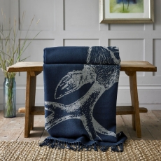 Deyongs Stag Throw Blue 140cm x 185cm