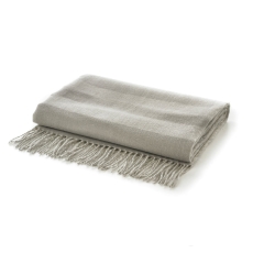 Deyongs Elgin 130cm x 160cm Throw Cream / Grey