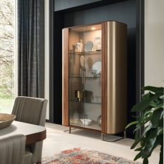 Henya 2 Door Curio Cabinet