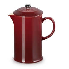 Le Creuset 1L Cafetiere With Metal Press Garnet