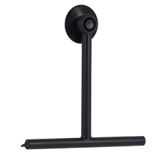 Showerdrape Rocco Squeegee & Holder Black