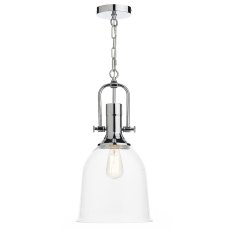 Dar Nolan Ceiling Pendant Polished Chrome