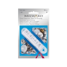 Press Fasteners - Sport and Camping Silver 15mm