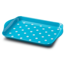 Zeal Mini Dotty Tray Aqua (18X14cm) Neon