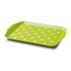 Zeal Small Dotty Tray Lime (30X21cm) Neon