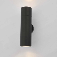 Dar Ortega 2lt Wall Light Black