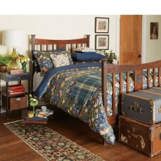 Morris & Co Strawberry Thief Standard PillowCase Pair Indigo