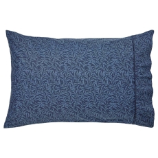 Morris & Co Strawberry Thief Standard PillowCase Pair Indigo