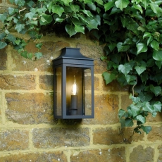 Dar Vapour Wall Light Black