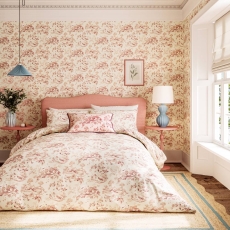 Sanderson Options Aesop's Fables Cushion 60X40cm French Rose