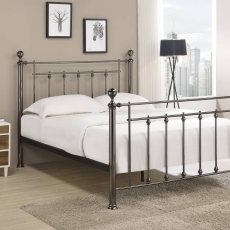 Leo Bed Frame Black Chrome