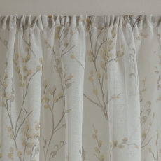 Laura Ashley Pussywillow Slot Top Voile Dove