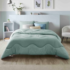 Night Lark Linen 10.5 Tog Duvet Seagrass Green