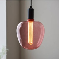 Roves E27 LED Anti Glare Lamp - Pink Tinted Glass