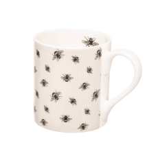 Bee Small Straight Mug Grey