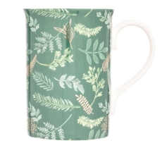 Flared Rim Pattern Mug Forest