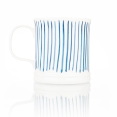 Tankard Mug Stripe Blue
