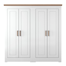 Milton Small 4 Door All Hanging Wardrobe