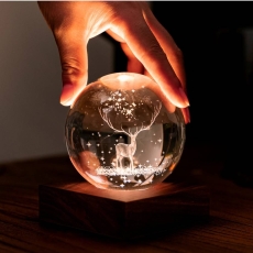 Gingko Amber Crystal Light - Stag