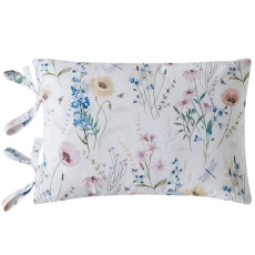 Laura Ashley Alford Meadow Standard Pillowcase Pair Delphinium Blue