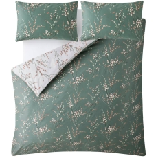 Laura Ashley PussyWillow Duvet Set Fern Green