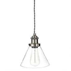 Laura Ashley Isaac Ceiling Pendant Brushed Chrome